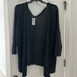 Slouchy grey cardigan from Pacsun